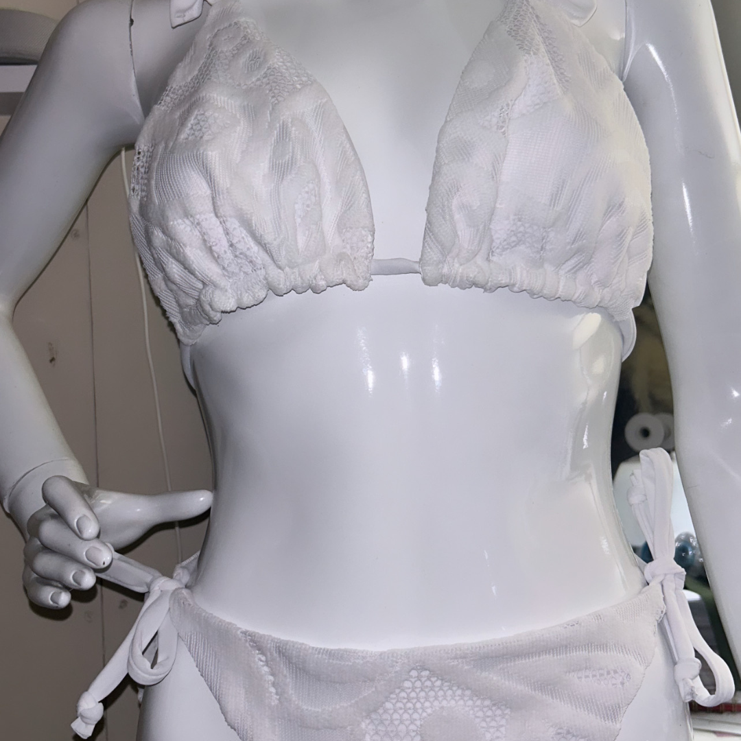 LACE WHITE KINI