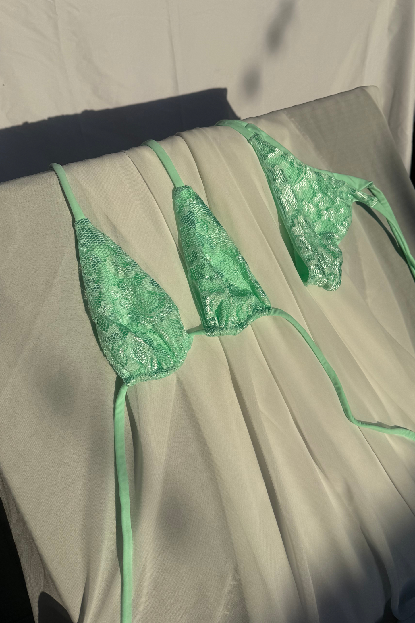 LACE MINT BIKINI
