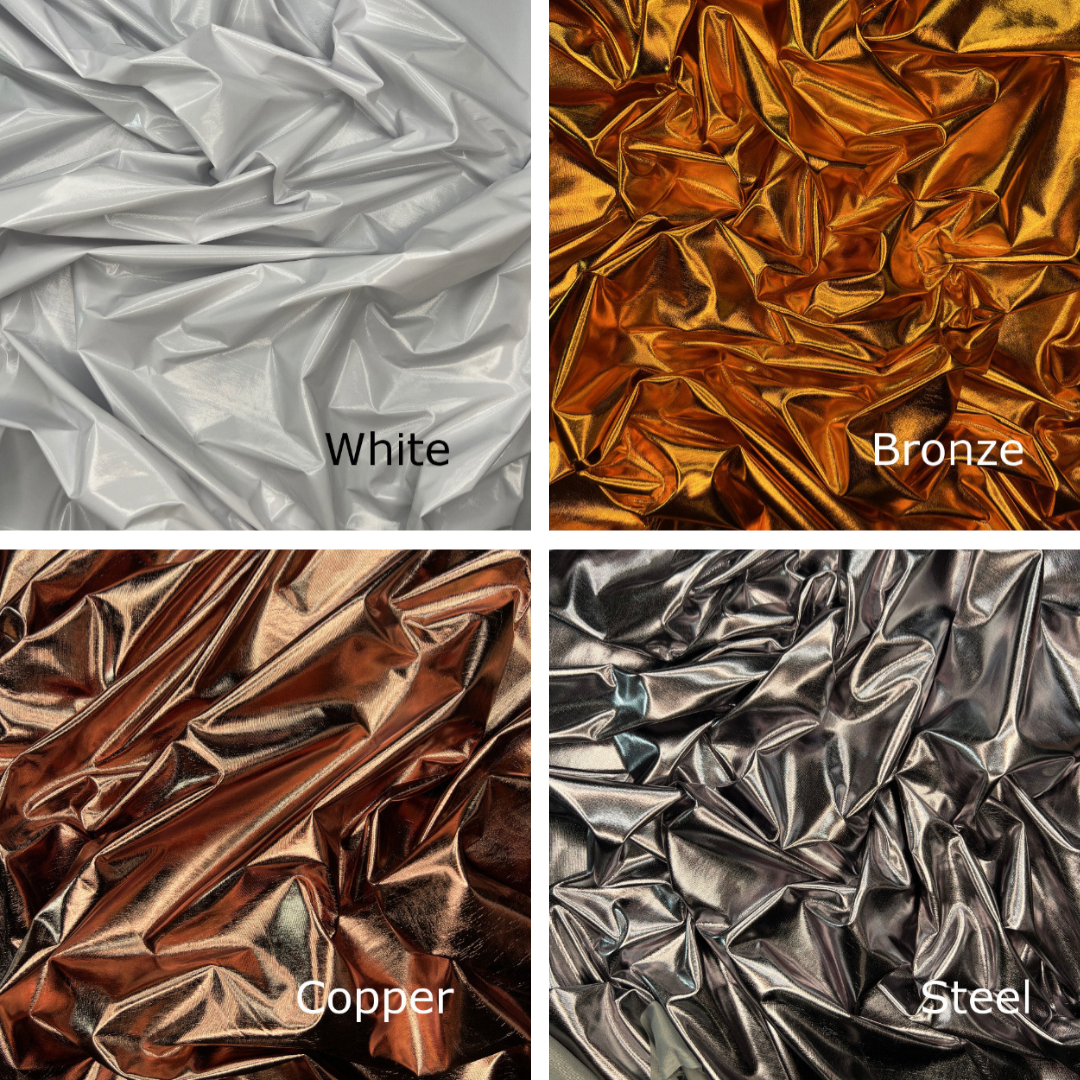 METALLIC ASYMMETRIC RUCHED COORD