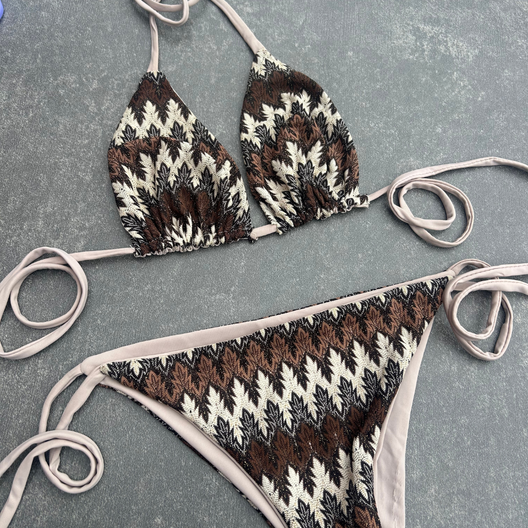 BEIGE BROWN MISSI BIKINI