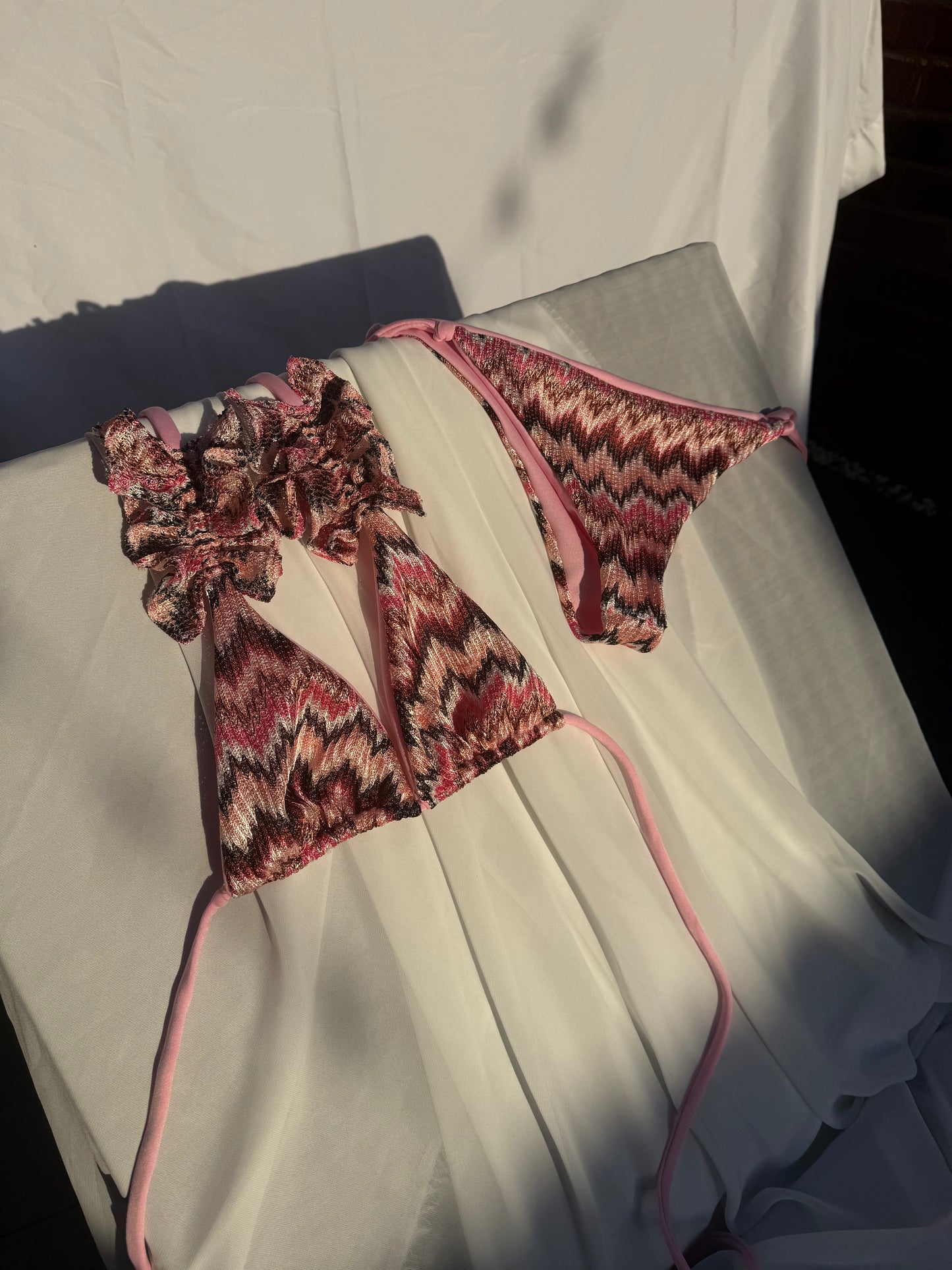 MISSI PINK RUFFLE BIKINI