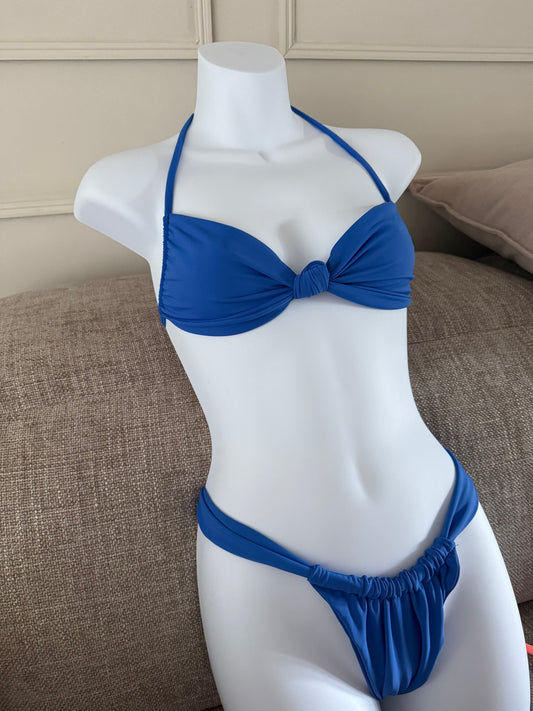 READY TO SEND - All Tied Up Bikini Royal Blue