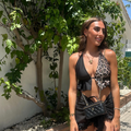 MIXI BLACK AND LEOPARD PRINT BIKINI