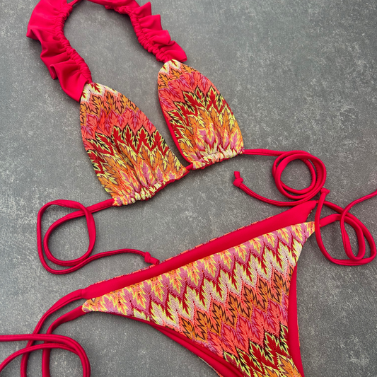 MISSI KINI NEON/RED