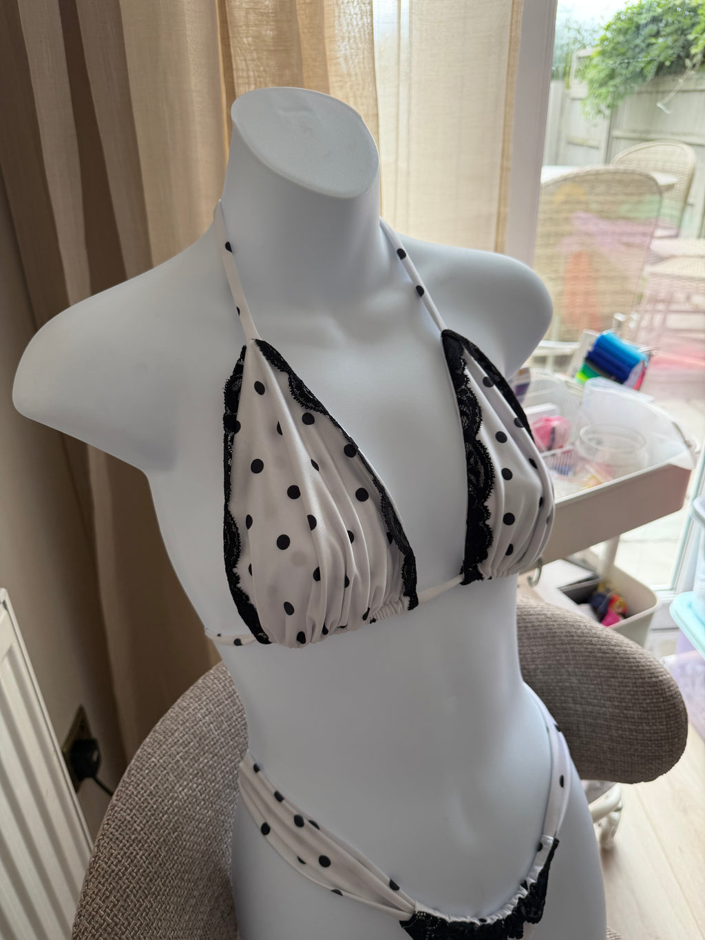 Polka Dot & Lace Bikini