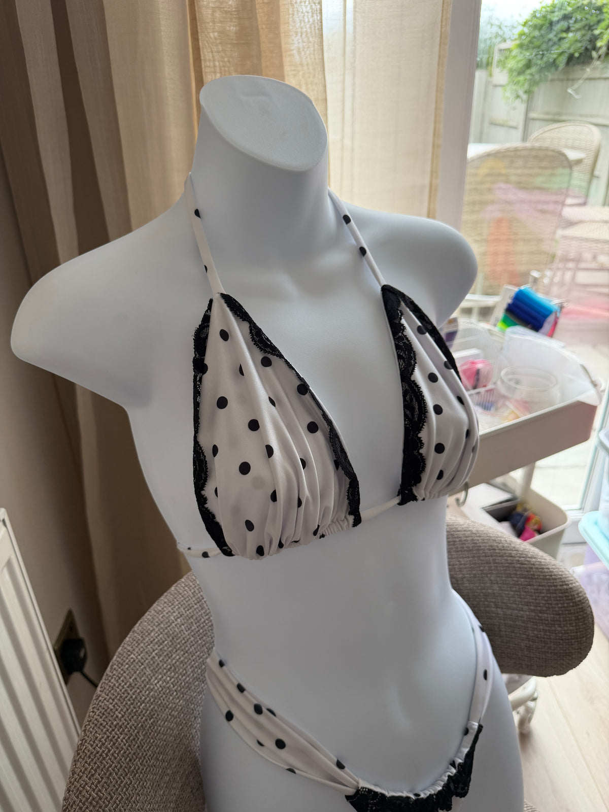 Polka Dot & Lace Bikini