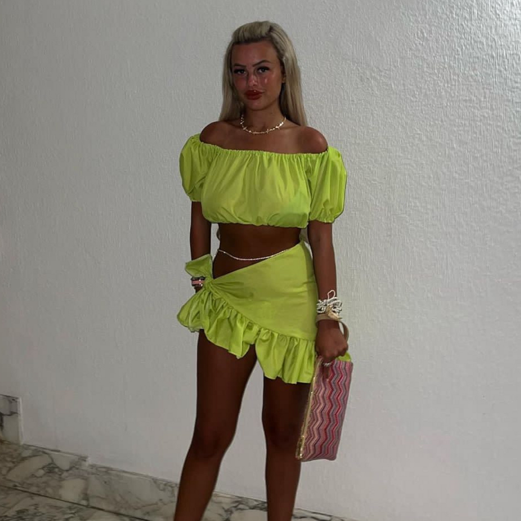 CELINE LIME COORD
