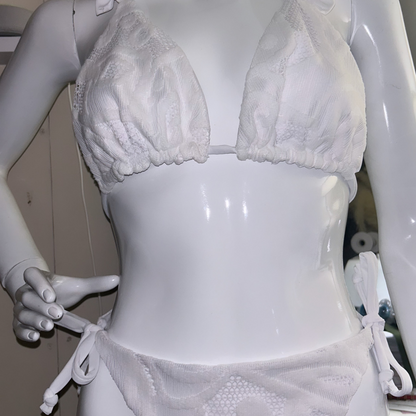 LACE WHITE KINI