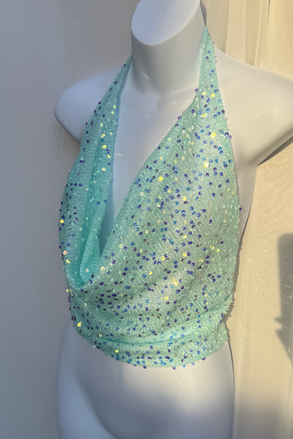 IBIZA COWL NECK TOP