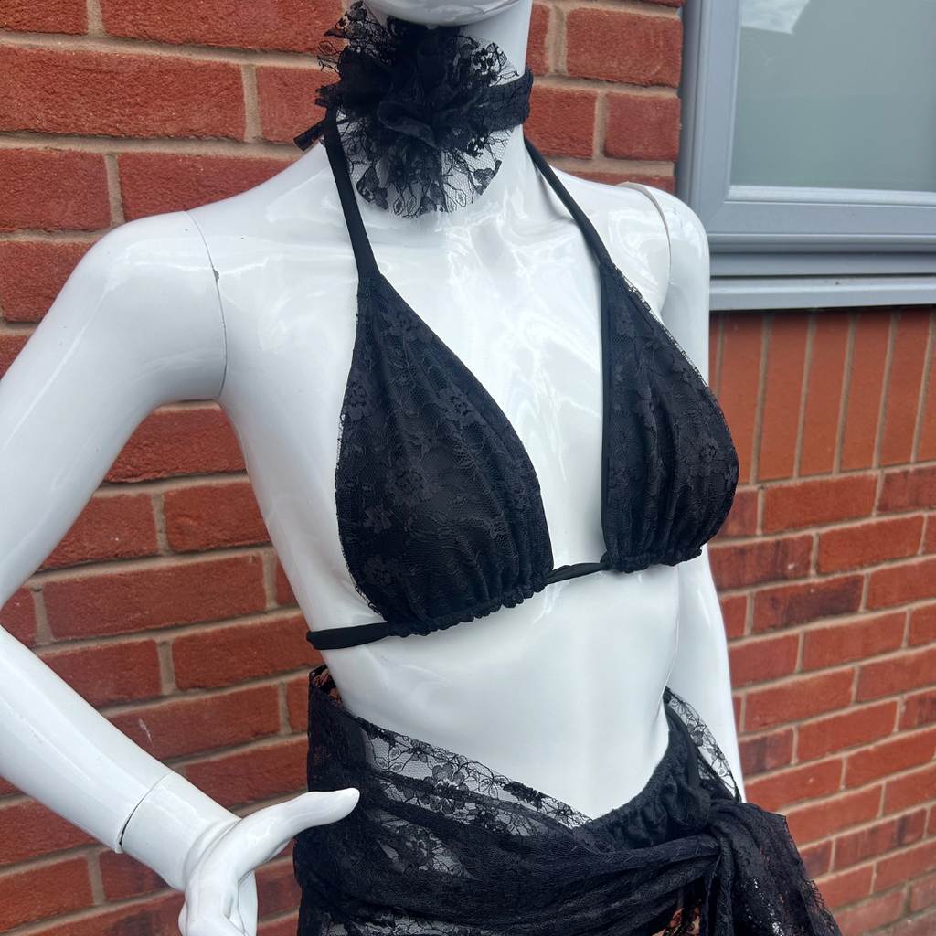 BLACK LACE BIKINI