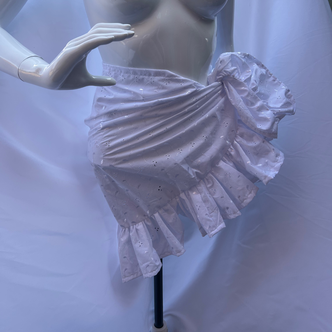 MIDI RUFFLE SARONG - ALL FABRICS