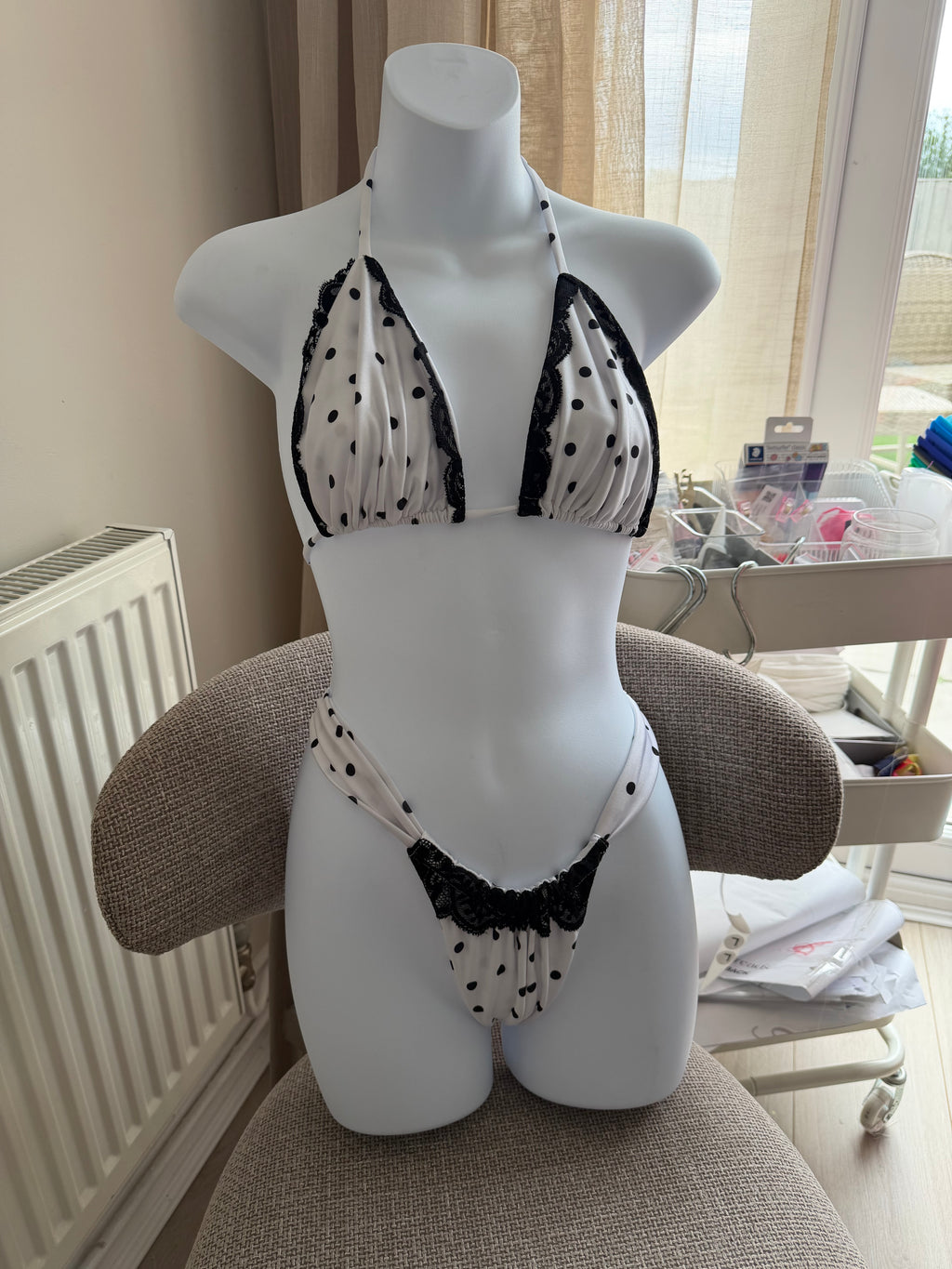 Polka Dot & Lace Bikini