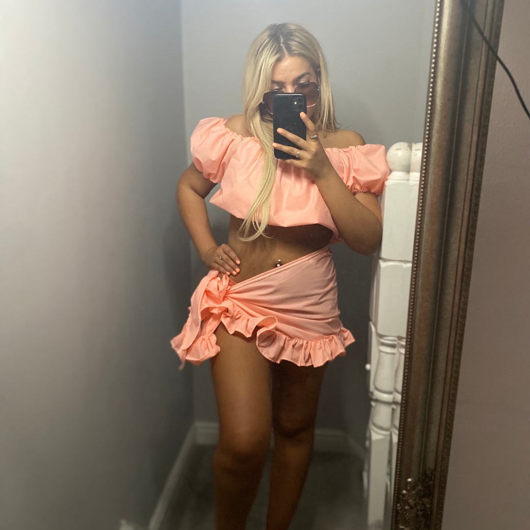 CELINE PEACH COORD