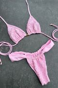 Classic Pink Lace Bikini