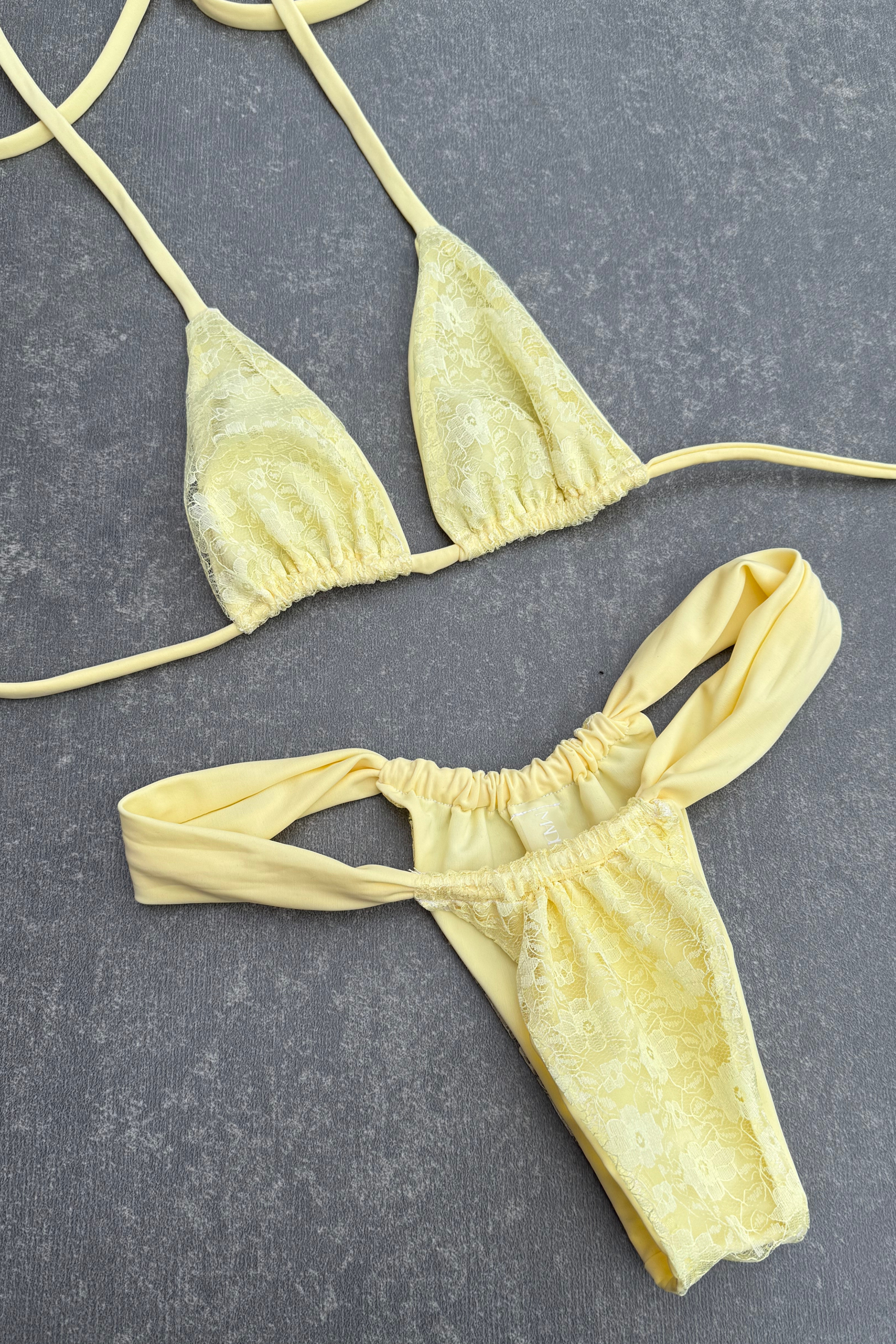 Classic Lemon Lace Bikini