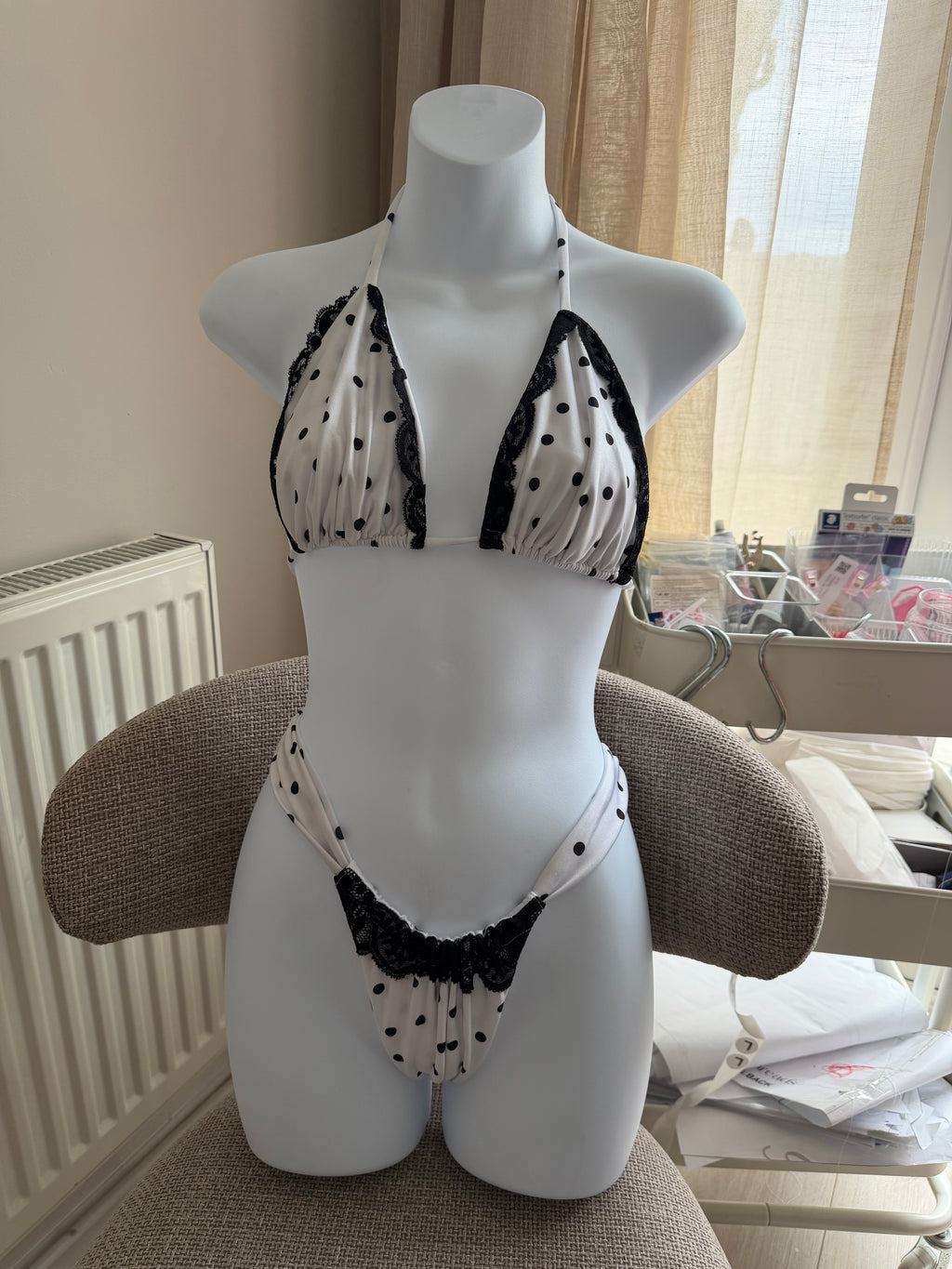 Polka Dot & Lace Bikini