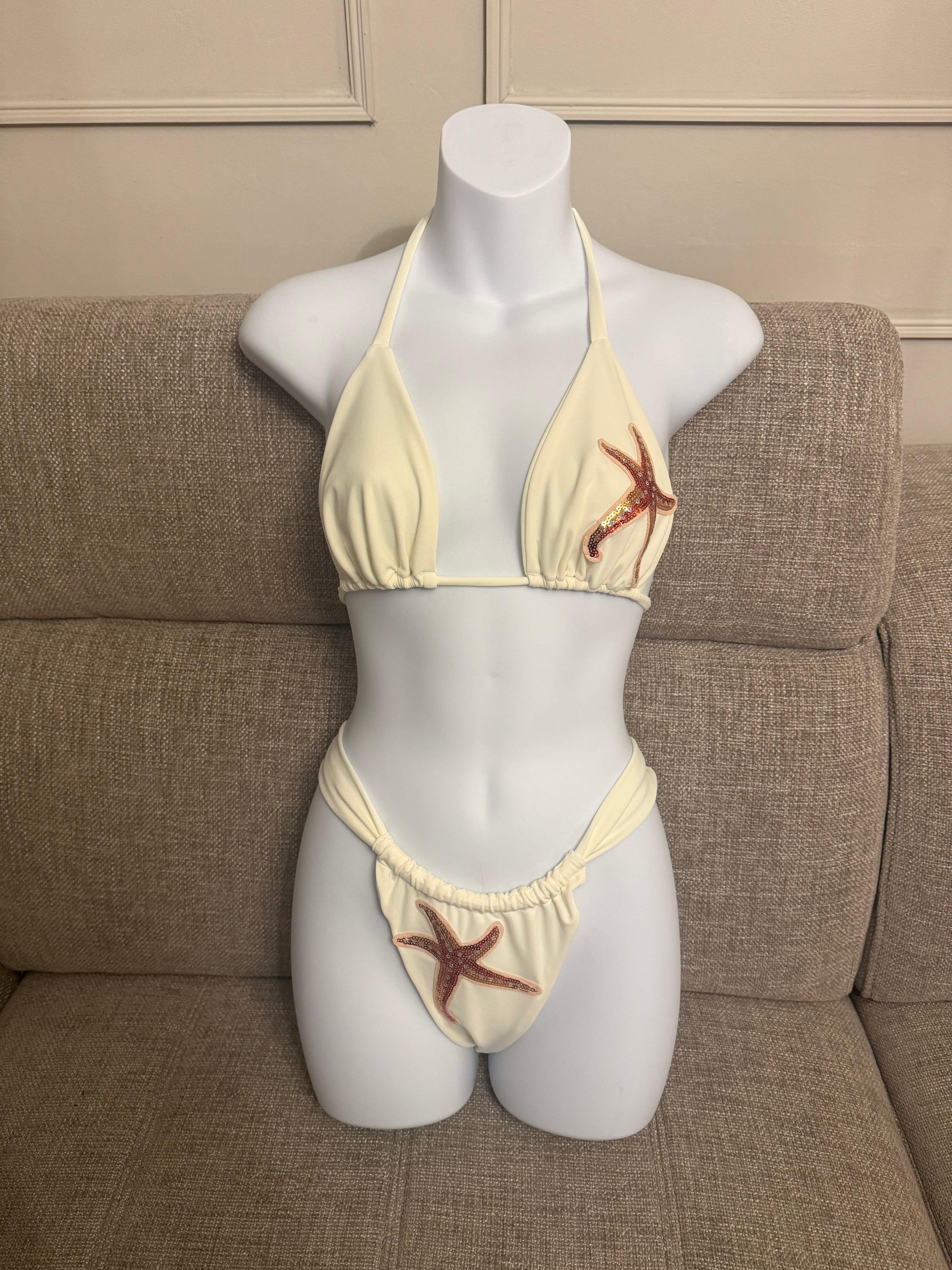 READY TO SEND - Cream Ariel Bikini