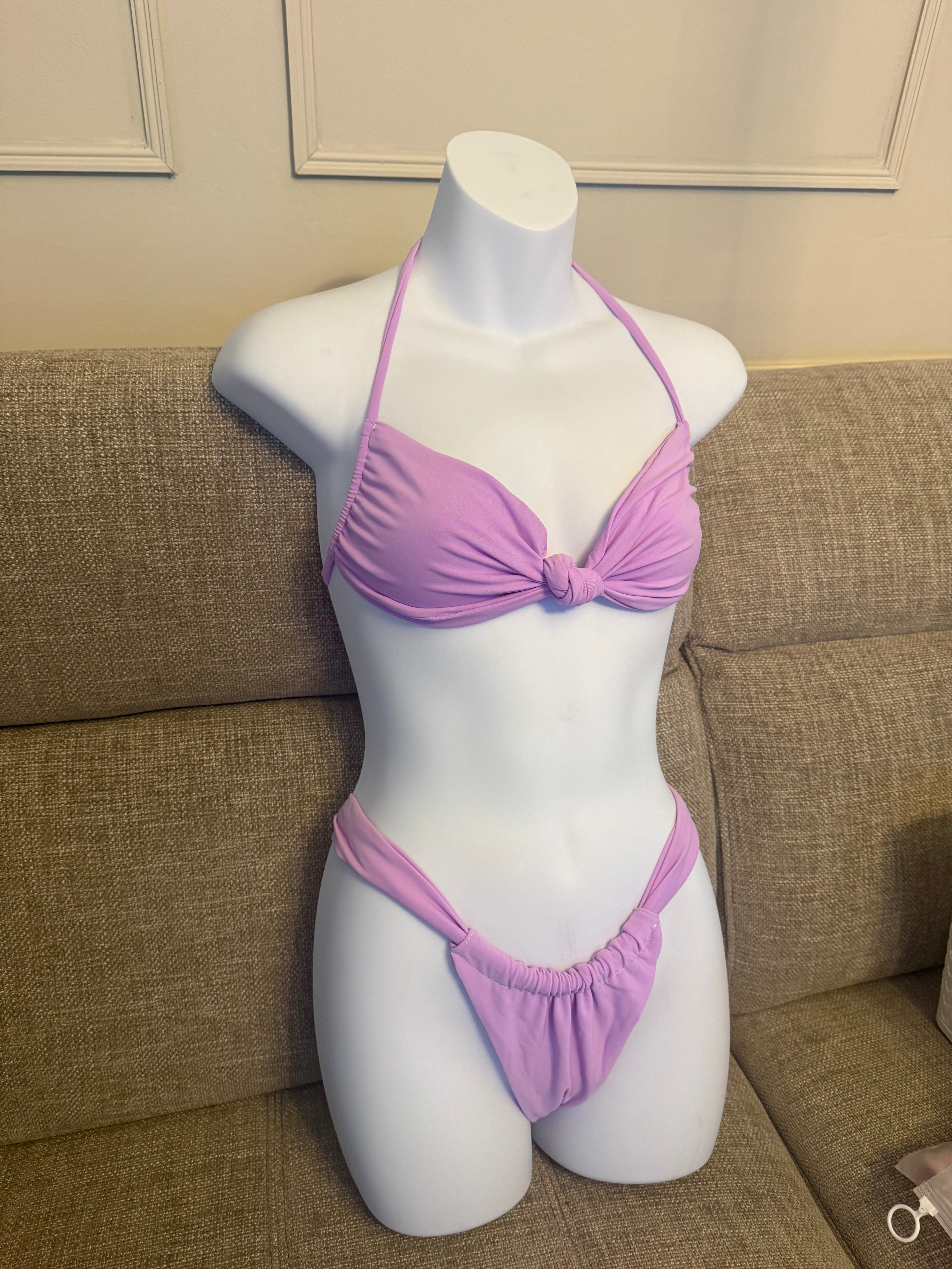READY TO SEND - Lilac All Tied Up Bikini