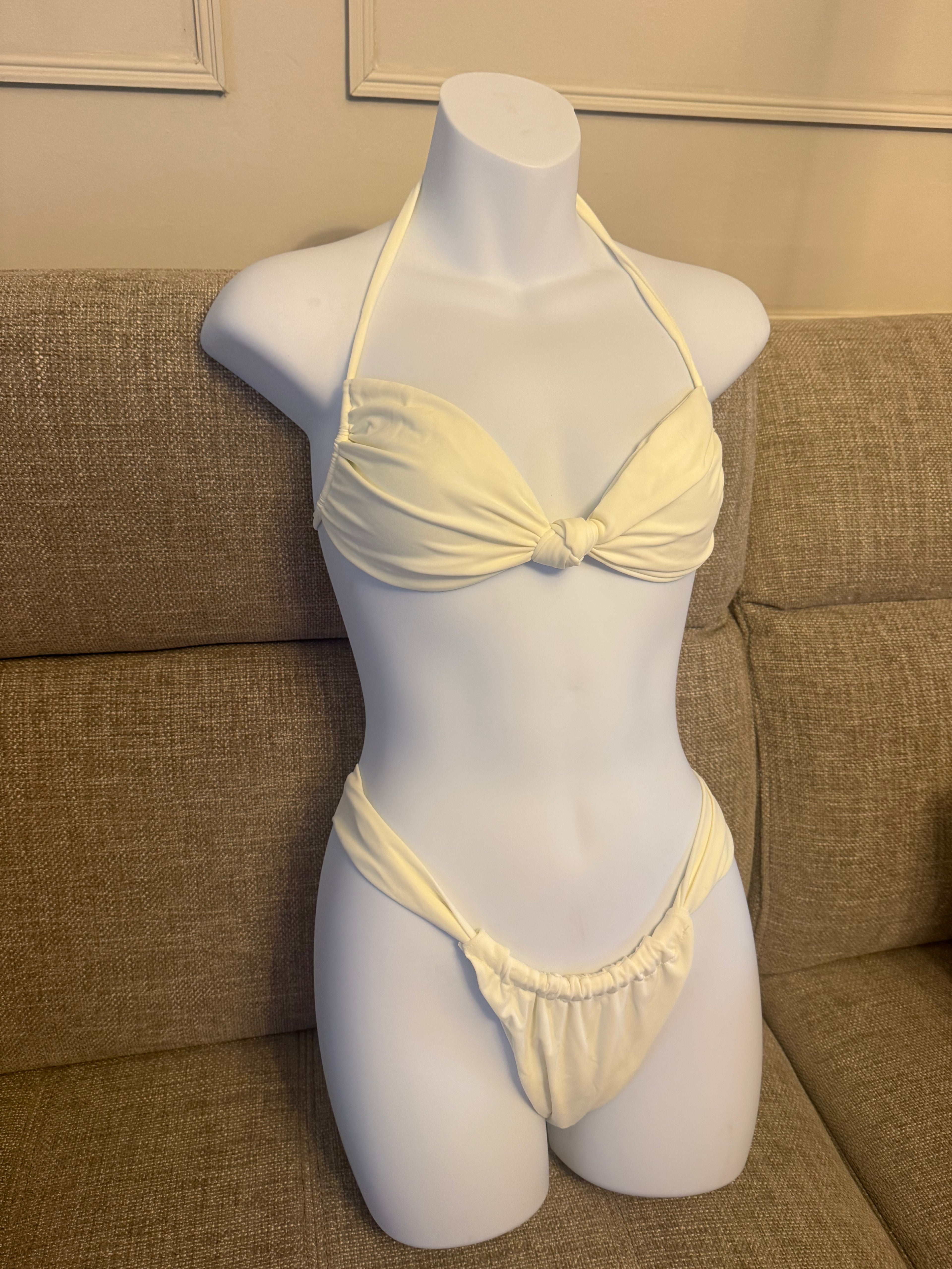 READY TO SEND - Cream All Tied Up Bikini