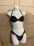 READY TO SEND - Dark Navy All Tied Up with Thick Straps