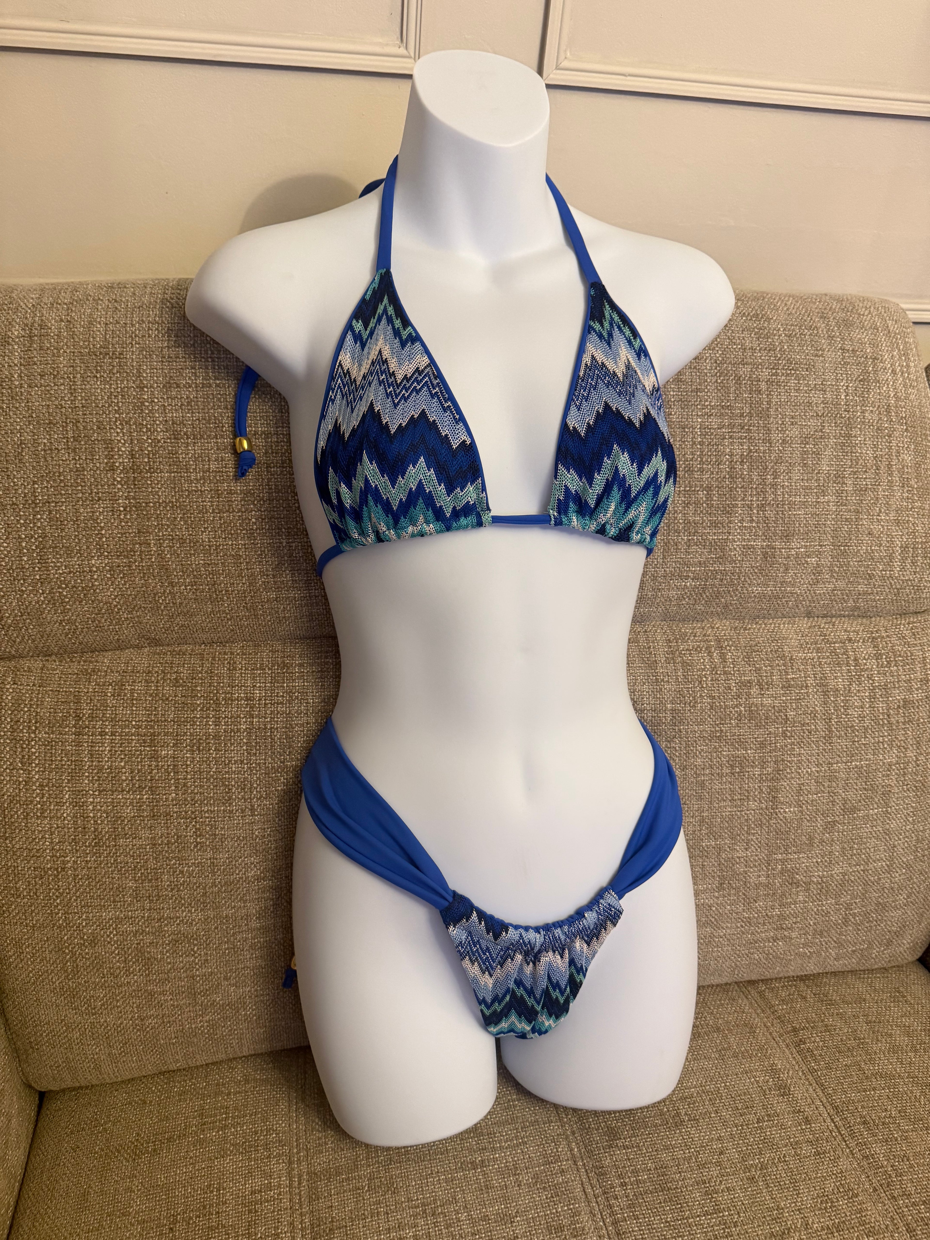READY TO SEND - Missoni Royal Blue Bikini
