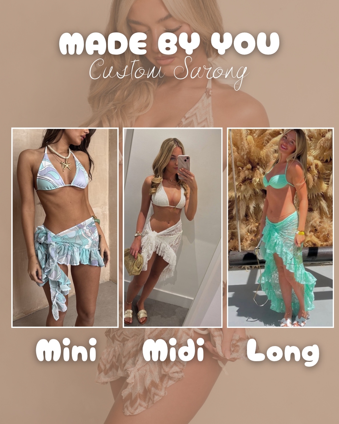 Made By You - Ruffle Sarong All Lengths