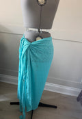 READY TO SEND - Aqua Lace Skirt