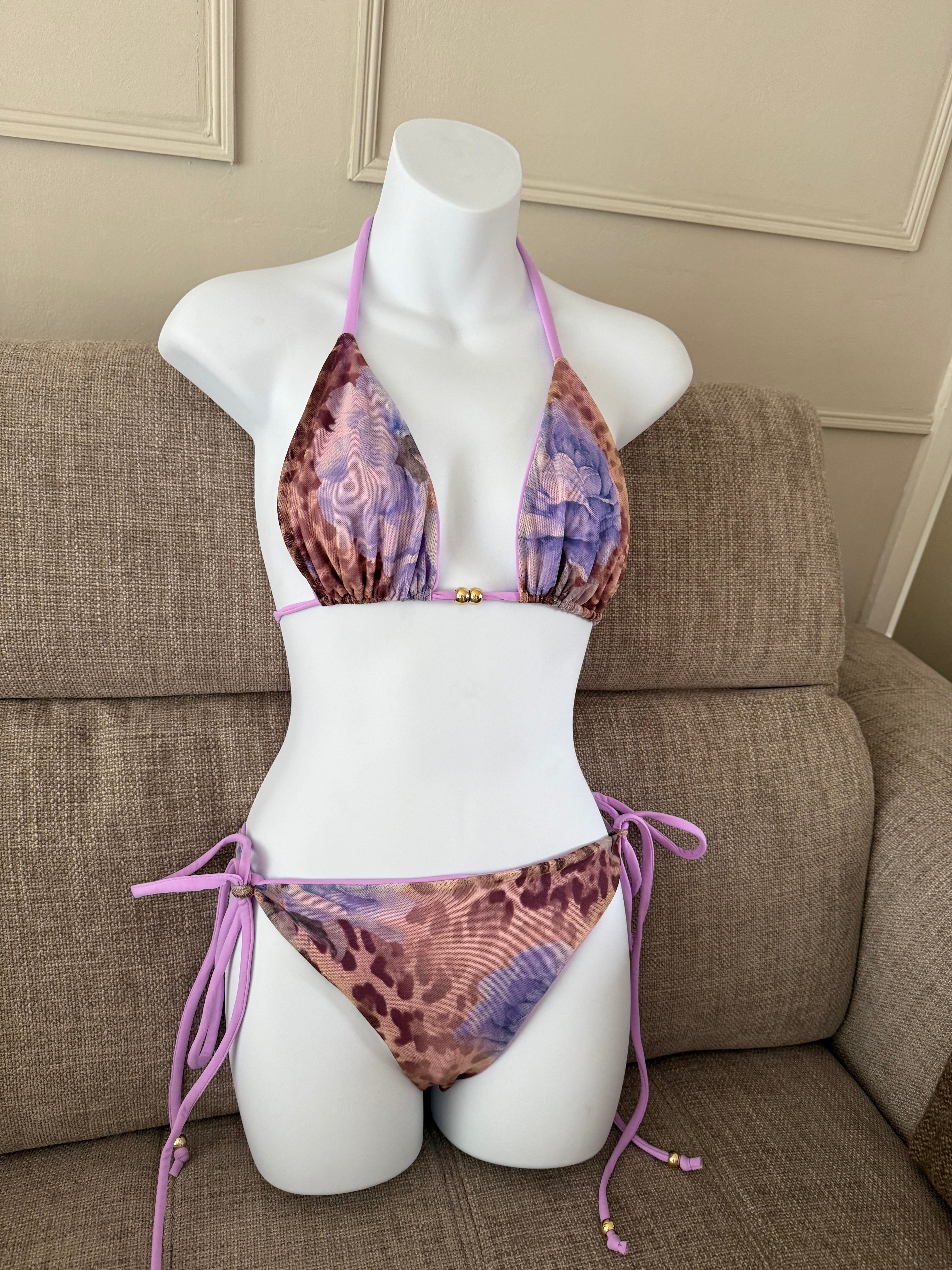 READY TO SEND - Leopard Bikini (FINAL PIECE CANNOT RESTOCK FABRIC)