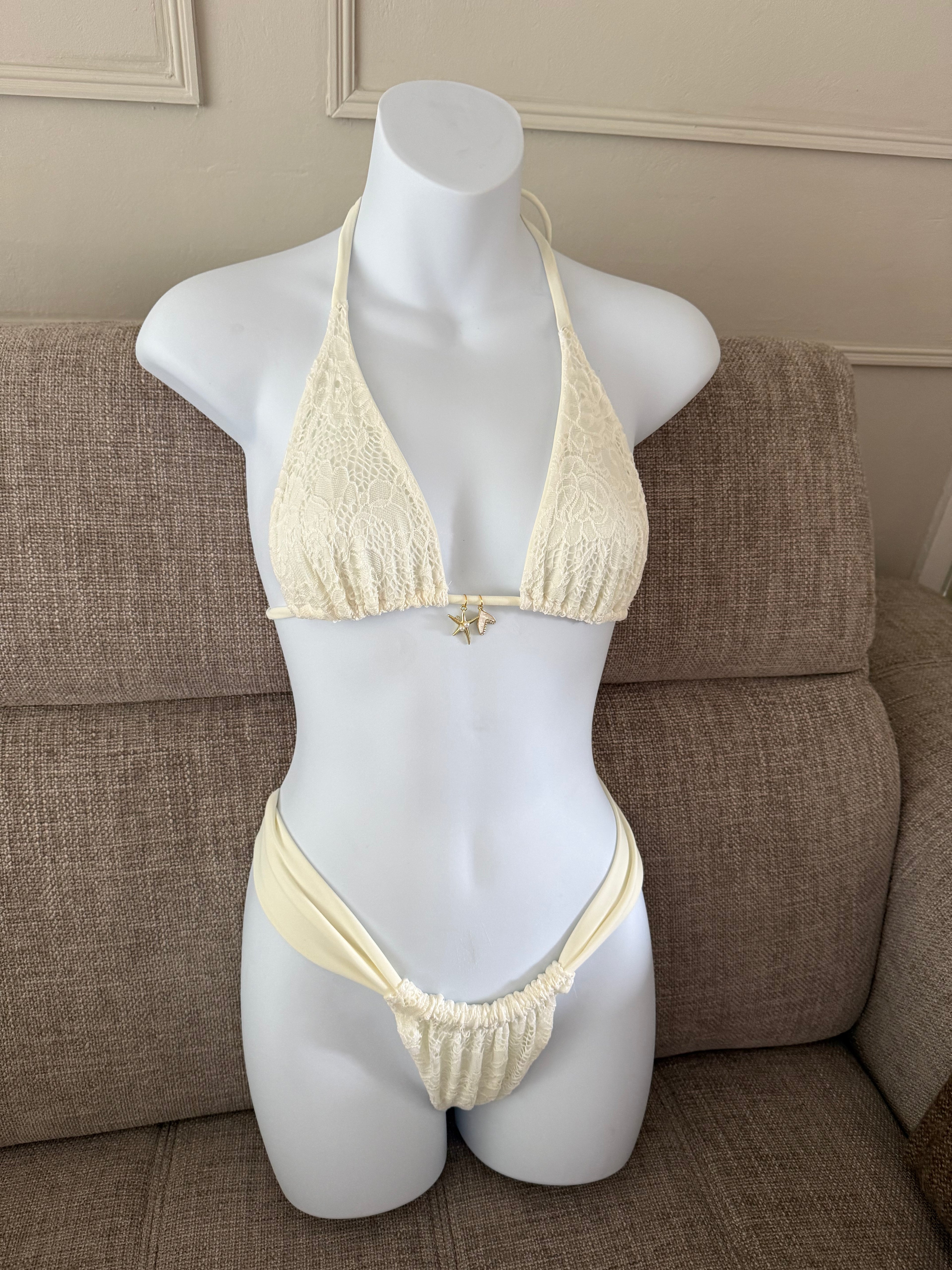 READY TO SEND - Vanilla Lace Bikini