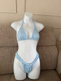 READY TO SEND - Baby Blue Lace Bikini